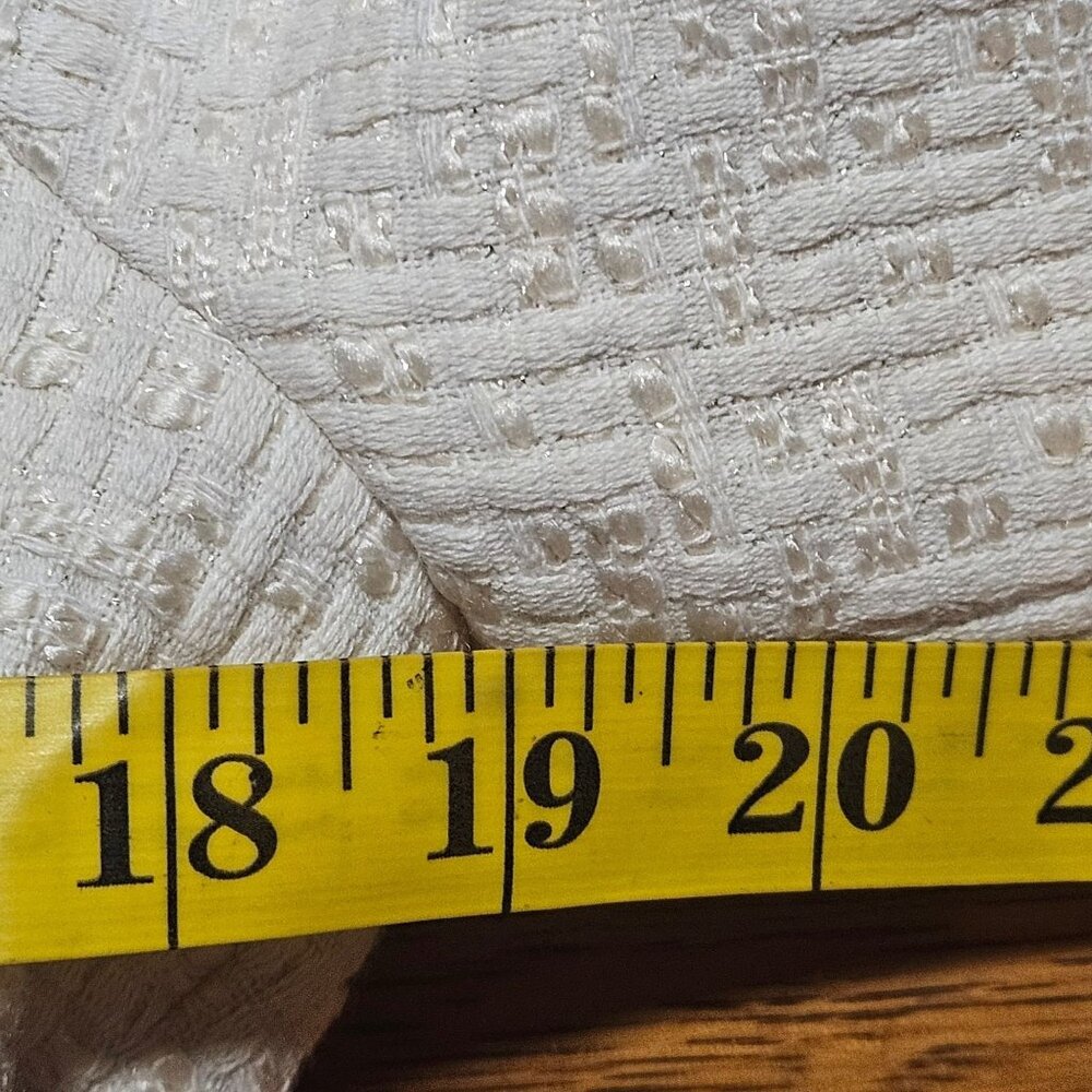 Gal Meets Glam Women Tweed A-Line Dress Ivory 8 Quiet Luxury Easter Cottagecore - Picture 5 of 16